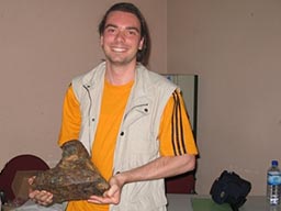 Una meteorite ferrosa Muonionalusta da 40kg Una meteorite ferrosa Muonionalusta da 40kg